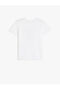 Cotton Short Sleeve T-Shirt - Crew Neck, Slogan Printed - 2