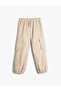 Jogger Cargo Pants Cotton Tie Waist Pocket - 3