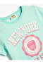 T-Shirt New York Printed Short Sleeve Crew Neck Cotton - 3