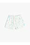 Shorts Print Detailed Tie Waist