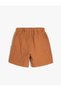 Pocketed and Tied Waist Muslin Shorts - 2