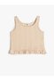 Athlete Strap Textured Round Neck