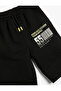 Basketball Printed Shorts with Pockets and Tie Waist - 3
