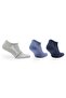 Fresh Premium Grey/Blue/Dark Blue Cotton Casual Sports Socks 3 Pack