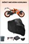 Black Ktm 200 Rc Compatible Motorcycle Tarpaulin, Motor Cover