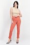 Women Plaid Pull On Tights, Red - 4