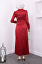 Burgundy stone embellished - 5