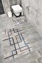 Water Resistant Digital Printed Bath Mat Set with Non-Slip Base