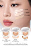 Natural Glow Vegan Cushion Peripera Mood Vegan Glow Cushion Spf50+ Pa++++ (3 Beige) - 4