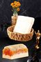 Set of 2 100% Natural Pumpkin Fiber Milk Honey Soap Hand Face Drying Towels - 3