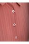 Partial Half Buttoned Sleeve Elasticated Dress -Yavruağzı - 4