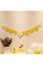 Yellow Happy Birthday White Daisy Eva Banner Set