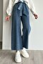 Blue Jeans with Self Belt - 4