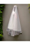 Simple And Stylish Flounced Veil Bridal Veil Short