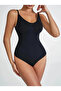 Mamey Alttan Kancalı Toparlayıcı Bodysuit - Abdomen and Waist Supported Corset - 2