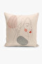 Set of 4 Cushion Cover Set, Reversible Digital Print - 4