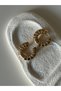Steel Gold Helen Hoop Earrings - 2