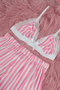 Women's Bustier with Shorts Lace Detail Double Suit Pajamas Home Wear - 3