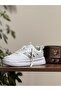 Malcolm Men's White Air Sneaker - Two Stripes Silver - 3