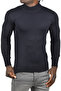 Men's Dark Navy Half Turtleneck Non-Pilling Thin Knitwear Sweater 2505502 - 2