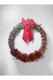 New Year's Custom Luxury Lighted Silvery Door Wall Garland Decoration Ornament Kokina Pine Cone 35X35Cm - 8