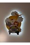 Decorative Wooden Printed Safari Kids Room Night Light 28*33 - 4