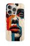 iPhone 12 Pro Max Compatible Transparent Case with Painting Design