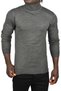 Men's Anthracite Zigzag Print Full Turtleneck Slim Fit Throat Knitwear Sweater 2505497 - 4
