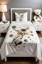 Astronaut on the Planet Patterned Single Baby Child Pique Set