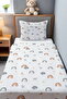 Bohemian Rainbows Patterned Single Baby Child Pique Set - 2