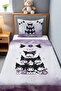 Purple Kuromi Union Patterned Single Baby Child Pique Set - 2