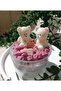 3 Size Teddy Bear Silicone 4.3cm Little Bear Silicone Mold K-1375, Scented Stone Soap Plaster Candle Mold - 4
