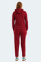 Rid in Women's Burgundy Tracksuit Set - 2
