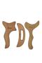 Wooden Graston Madero Therapy and Cellulite 3-Piece Massage Tool Model 7