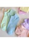 Colorful (9 Pairs) Lycra Cotton Combed Women's Booties Socks - 3