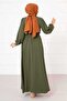 Drawstring Waist Pocket Dress - 3