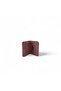 Purple Real Leather Folding Card Holder - 4