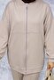 Zippered Double Set - Beige 3344 - 3