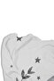 Cute Sleeping Teddy Bear and Stars Bedspread & Pique Background Curtain - 2