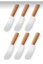 6-Piece Wooden Handle Mini Jam And Butter Knife Wooden Handle Spatula Set Nutella Breakfast Knife - 2