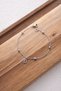 Steel Letter Ball Thin Dorica Chain Bracelet Letter Bracelet Forse Chain 1mm Minimum 17+4Cm&21Cm - 4