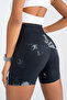 Super Stretchy Push-Up Detailed Tie-Dye Pattern Shorts - 5