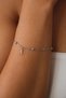 Steel Letter Ball Thin Dorica Chain Bracelet Letter Bracelet Forse Chain 1mm Minimum 17+4Cm&21Cm - 3