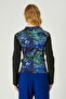 Abstract pattern blouse - 4