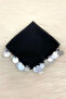 Black Silver Chiffon Halay Handkerchief 5 Pieces, Bride Groom Wedding Henna Circumcision Engagement Bride - 3
