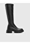 Soraya Genuine Leather Women's Black Boots - 3