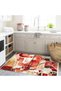 Barcelona Collection Multicolored Abstract Patterned Modern Decorative Carpet Barcelona45 - 3