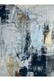 Barcelona Collection Black Gray Themed Abstract Patterned Woven Base Modern Decorative Carpet Barcelona48 - 5