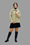 Fur Collar Faux Leather Coat 7107-24K - 2