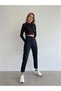 Duryn High Waist Lycra Black Boyfriend Jeans Stretchy Mom Jeans (Buy 1 Size Smaller)